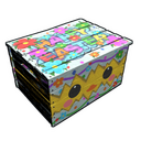 Easter Chicken Small Box - Rust-Skin für Holzkiste