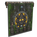 Forbidden Mayan Temple Garage Door - Rust-Skin für Garagentor