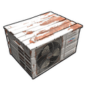 Air Conditioner Box - Rust-Skin für Holzkiste