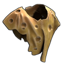 Cheese Poncho - Rust-Skin für Lederponcho