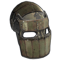 Tank Armor Face Mask - Rust-Skin für Metall Maske
