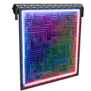 Neon Bismuth Garage Door - Rust-Skin für Garagentor
