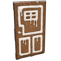 Gingerbread Wooden Door image