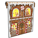 Gingerbread House Garage Door - Rust-Skin für Garagentor