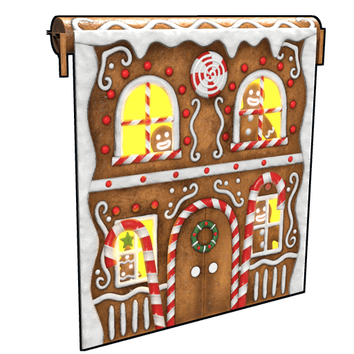 Gingerbread House Garage Door image