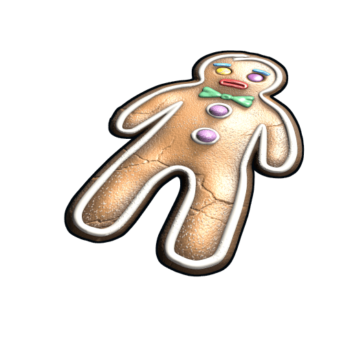 Gingerbread Man Rug image