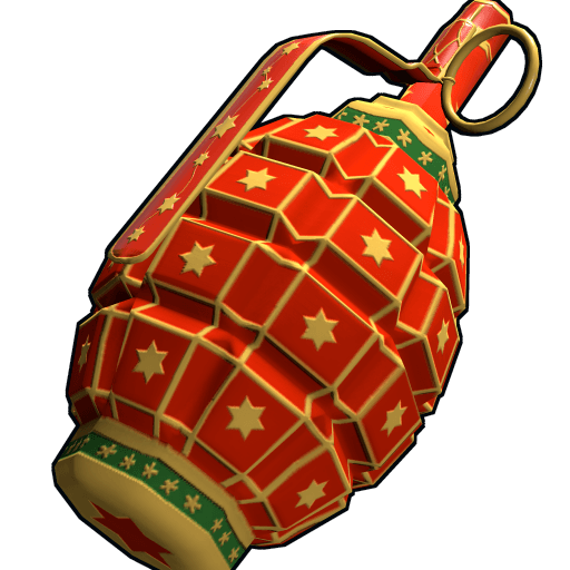 Red Christmas Grenade image
