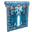 Frozen Crypt Garage Door - Rust-Skin für Garagentor