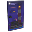Blocky Lighthouse Door - Rust-Skin für Blechtür