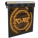 Neon Core Garage Door - Rust-Skin für Garagentor