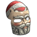 Serious Santa Facemask - Rust-Skin für Metall Maske
