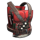 Serious Santa Chestplate - Rust-Skin für Metall Brustplatte