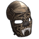 Desert Beast Facemask - Rust-Skin für Metall Maske