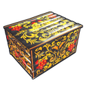 Khokhloma Small Box - Rust-Skin für Holzkiste