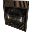 Space Airlock Double Door - Rust-Skin für Doppeltür aus Blech