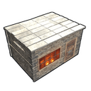Stone Base Box - Rust-Skin für Holzkiste
