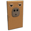 Capybara Door - Rust-Skin für Blechtür