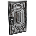 Dystopian Cell Door - Rust-Skin für Blechtür