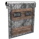 Frontier Rustic Garage Door - Rust-Skin für Garagentor