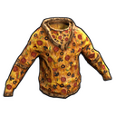 Pizza Hoodie - Rust-Skin für Kapuzenjacke