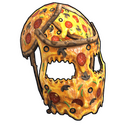 Pizza Facemask - Rust-Skin für Metall Maske