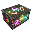 Neon Eggs Box - Rust-Skin für Holzkiste