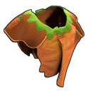 Carrot Poncho - Rust-Skin für Lederponcho