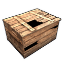 Primitive Crate - Rust-Skin für Holzkiste