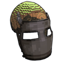 Pixel Facemask - Rust-Skin für Metall Maske