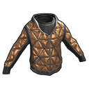 Space Foil Hoodie - Rust-Skin für Kapuzenjacke