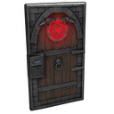 Demonic Raven Door - Rust-Skin für Blechtür