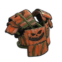Pumpkin Armor Vest - Rust-Skin für Verkehrsschild-Jacke
