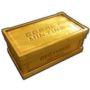Minted Gold Large Box - Rust-Skin für Große Holzkiste