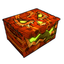 Pumpkin Storage Box - Rust-Skin für Holzkiste