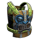 Tiki Chestplate - Rust-Skin für Metall Brustplatte
