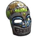Tiki Facemask - Rust-Skin für Metall Maske