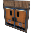 Trust in Rust Double Door - Rust-Skin für Doppeltür aus Blech