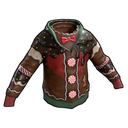 Mr. Gingerbread Hoodie - Rust-Skin für Kapuzenjacke