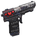 Infinity Love SAP - Rust-Skin für Halbautomatische Pistole