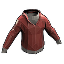 Low Poly Hoodie - Rust-Skin für Kapuzenjacke