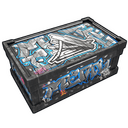 Graffiti Metal Storage - Rust-Skin für Große Holzkiste