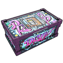 Graffiti Drop Storage - Rust-Skin für Große Holzkiste