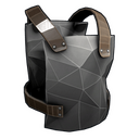Low Poly Metal Chestplate - Rust-Skin für Metall Brustplatte