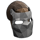 Low Poly Metal Facemask - Rust-Skin für Metall Maske