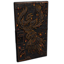 Fire Phoenix Metal Door - Rust-Skin für Blechtür