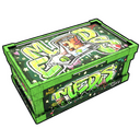 Graffiti Meds Storage - Rust-Skin für Große Holzkiste