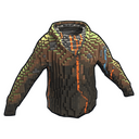 Pixel Hoodie - Rust-Skin für Kapuzenjacke