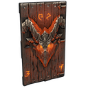 Molten Visage Wood Door - Rust-Skin für Holztür