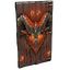 Molten Visage Wood Door