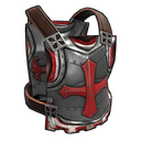 Knights Templar Chestplate - Rust-Skin für Metall Brustplatte